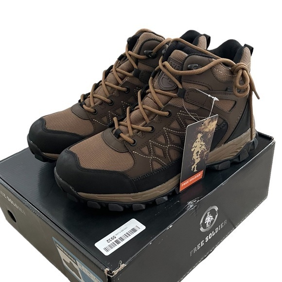 Free Soldier Tactical Military Hiking Boots - Picture 1 of 9
